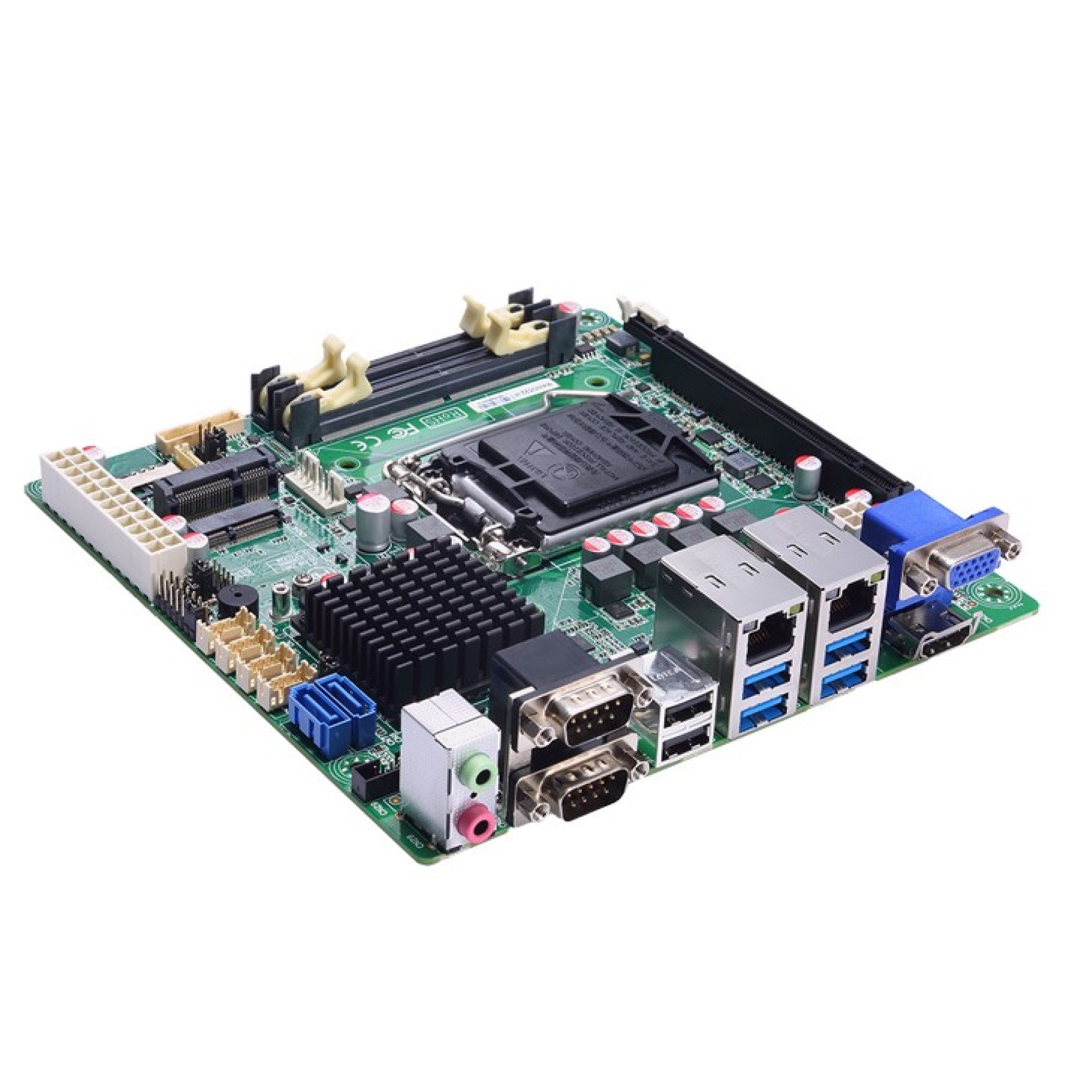 Axiomtek MANO522 Intel Core I7 I5 I3 Mini ITX SBC W 6x USB 6x And