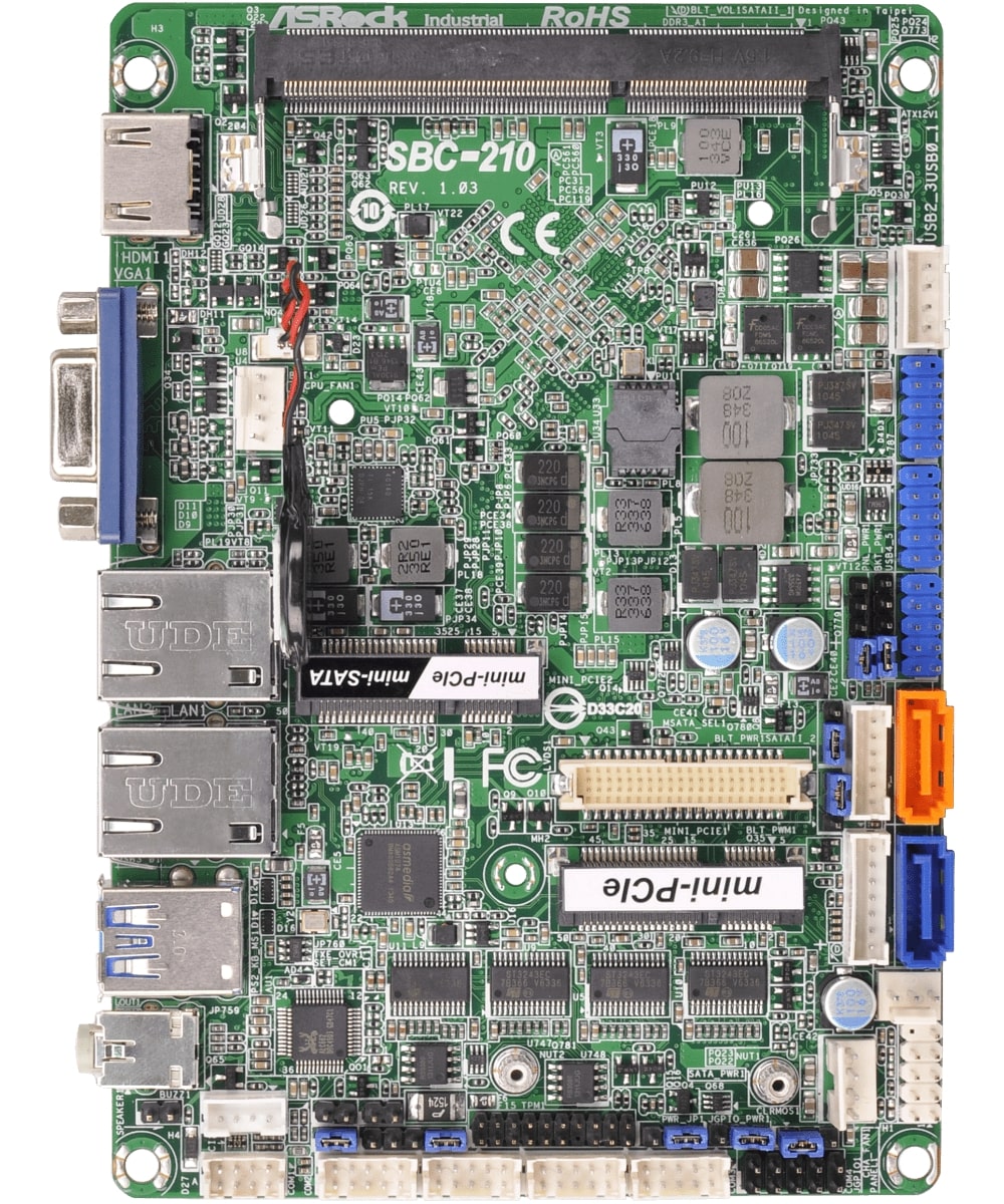 Asrock Industrial Sbc D Intel Celeron J Single Board