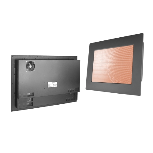 IPM3705 Moniteur LCD industriel IP65 à écran large 37 pouces (avant et arrière)