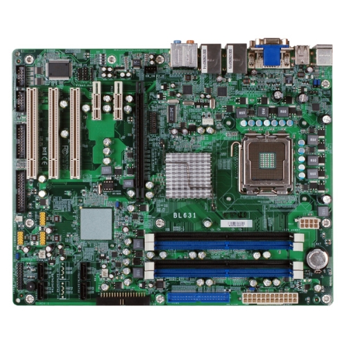 BL631-D Industrie-ATX Intel Q35 Core 2 Quad/Duo mit 1 x PCIe[x16], 2 x PCIe[x4] & 3 x PCI-Steckplätzen (Hauptansicht)