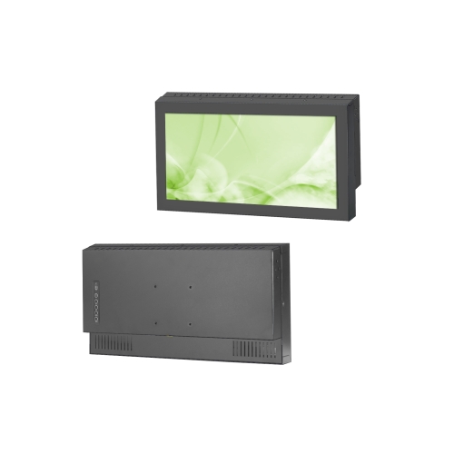 CHX1597-X232C0 15,9" Ultra Wide Stretched Bar LCD Monitor (Vorder- und Rückseite)