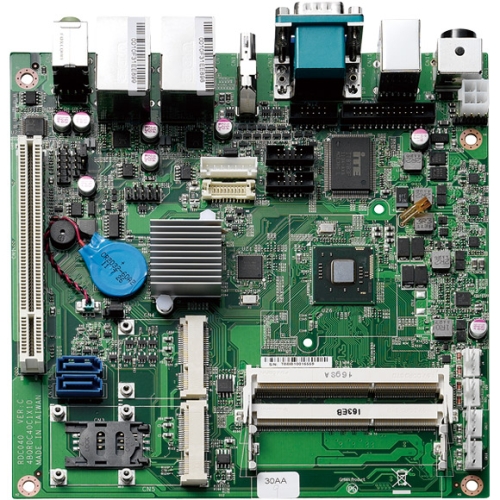 NEX 604 Mini-ITX, Intel Atom Dual-Core D2550 1.86GHz mit 2x Mini PCIe und PCI