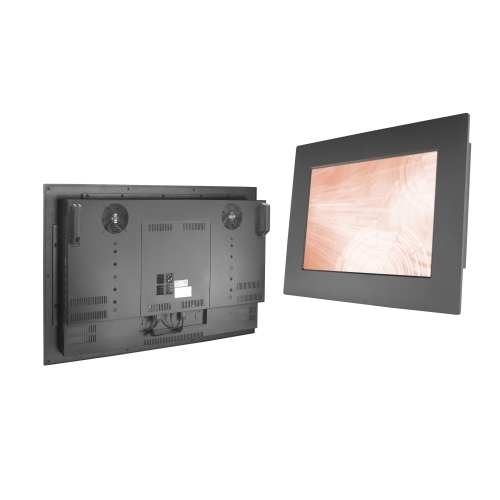 IPM5504 55-Zoll-Breitbild-LCD-Industriemonitor mit IP65-Schutzart (Vorder- und Rückseite)