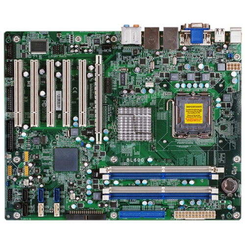 BL600-DR ATX Intel Q35 Core 2 Quad/Duo mit 1 PCIe[x16] & 5 PCI