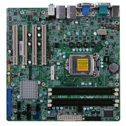 SB300-C Carte mère Micro ATX Intel B65 i3/i5/i7 avec 4 PCI