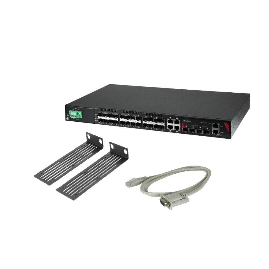 Antaira LMX-3228G-10G-SFP-DC - Foto 5