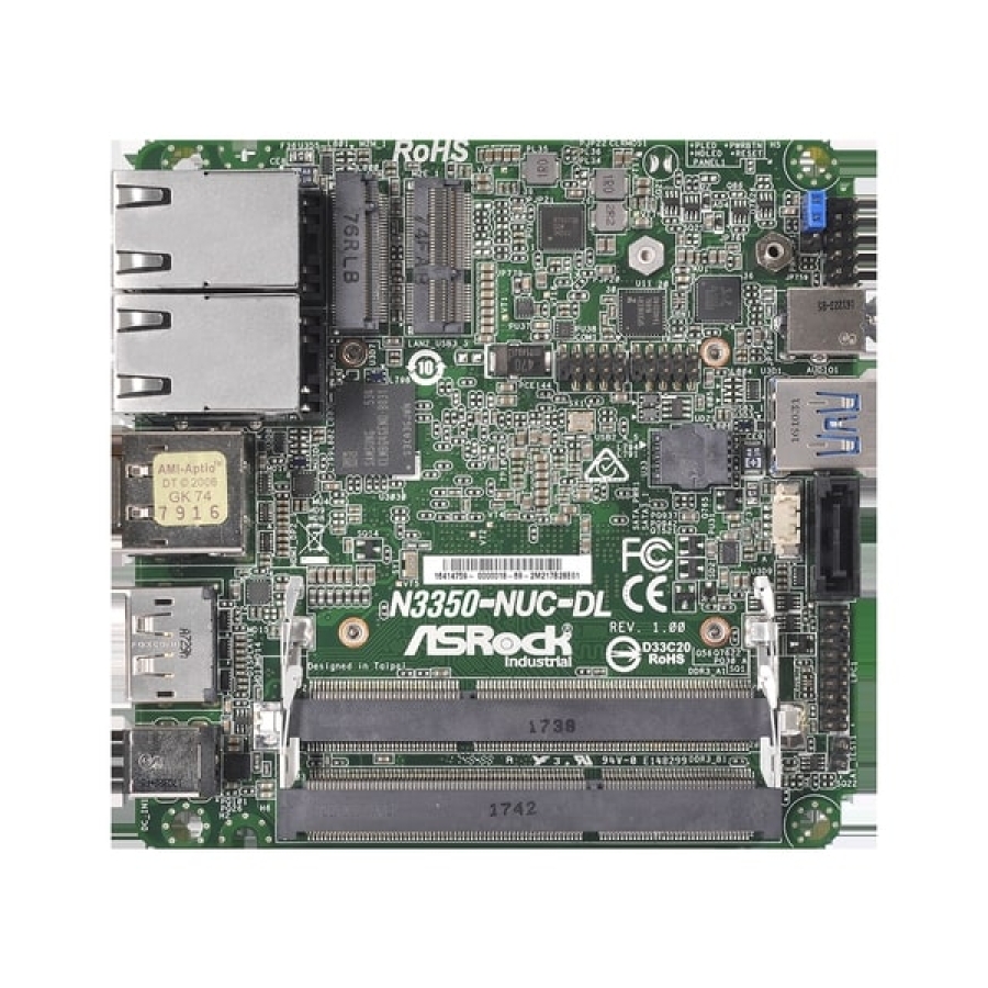 ASRock Industrial N3350-NUC-DL