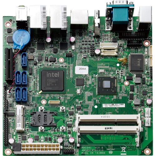 Mini-ITX, Intel Atom Dual-Core D2550 1.86GHz mit mPCIe & PCIe