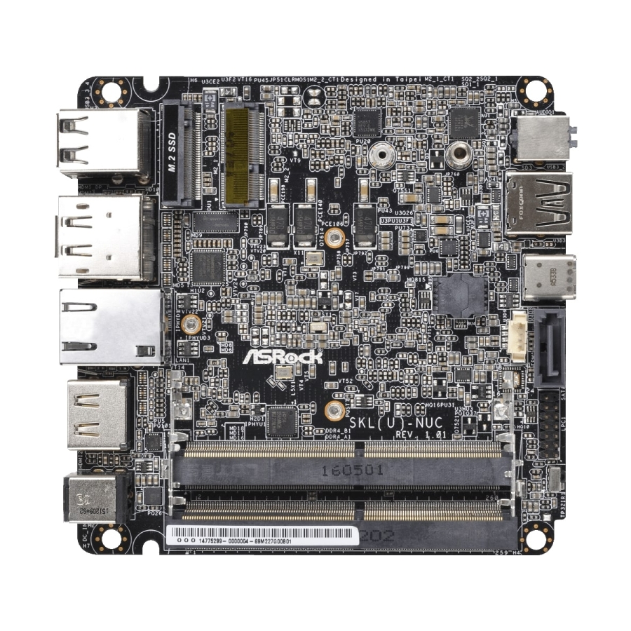 ASRock Industrial NUC-6100U