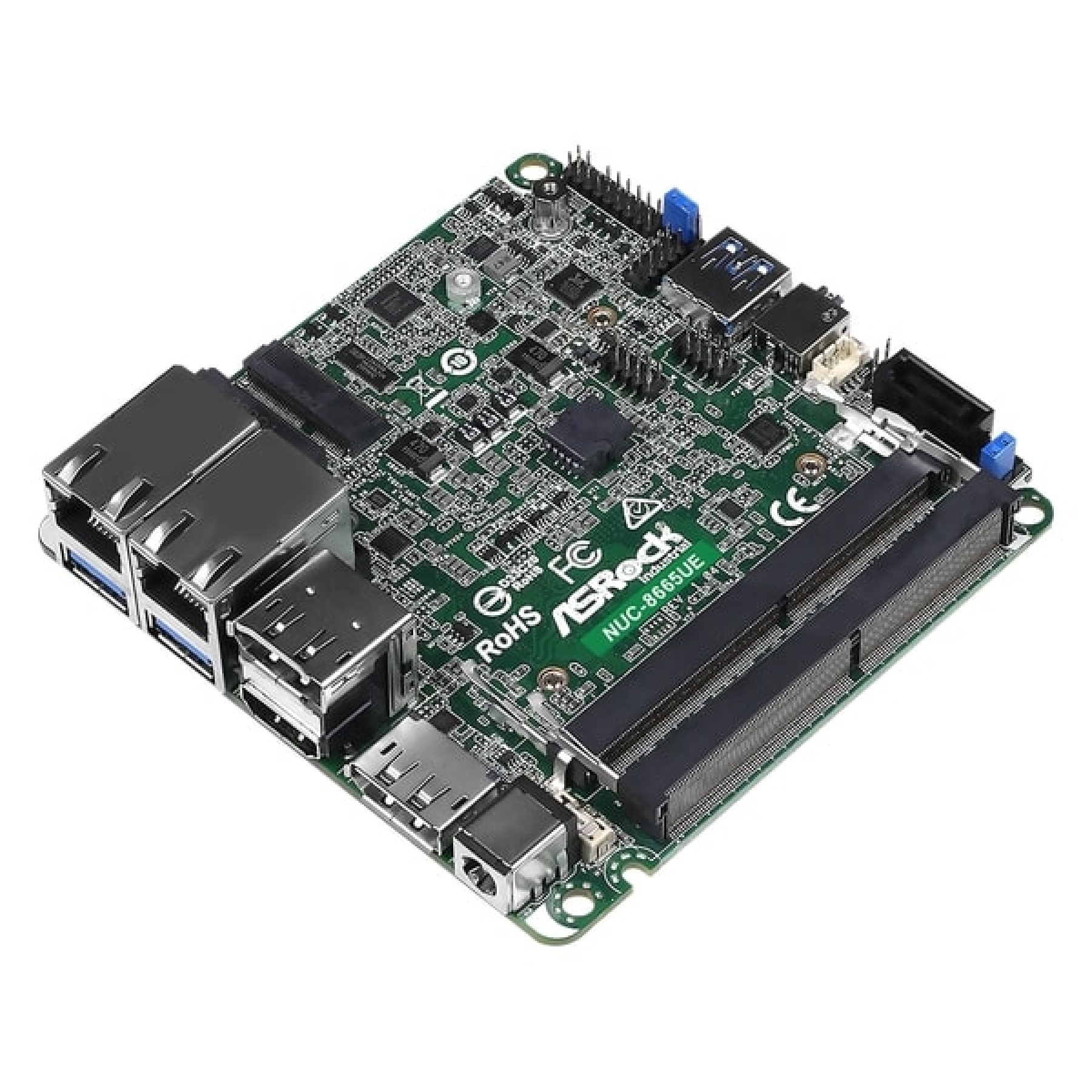 ASRock Industrial NUC-8665UE 8th Gen Intel Core i7-8665UE NUC Motherboard - Assured Systems (UK)