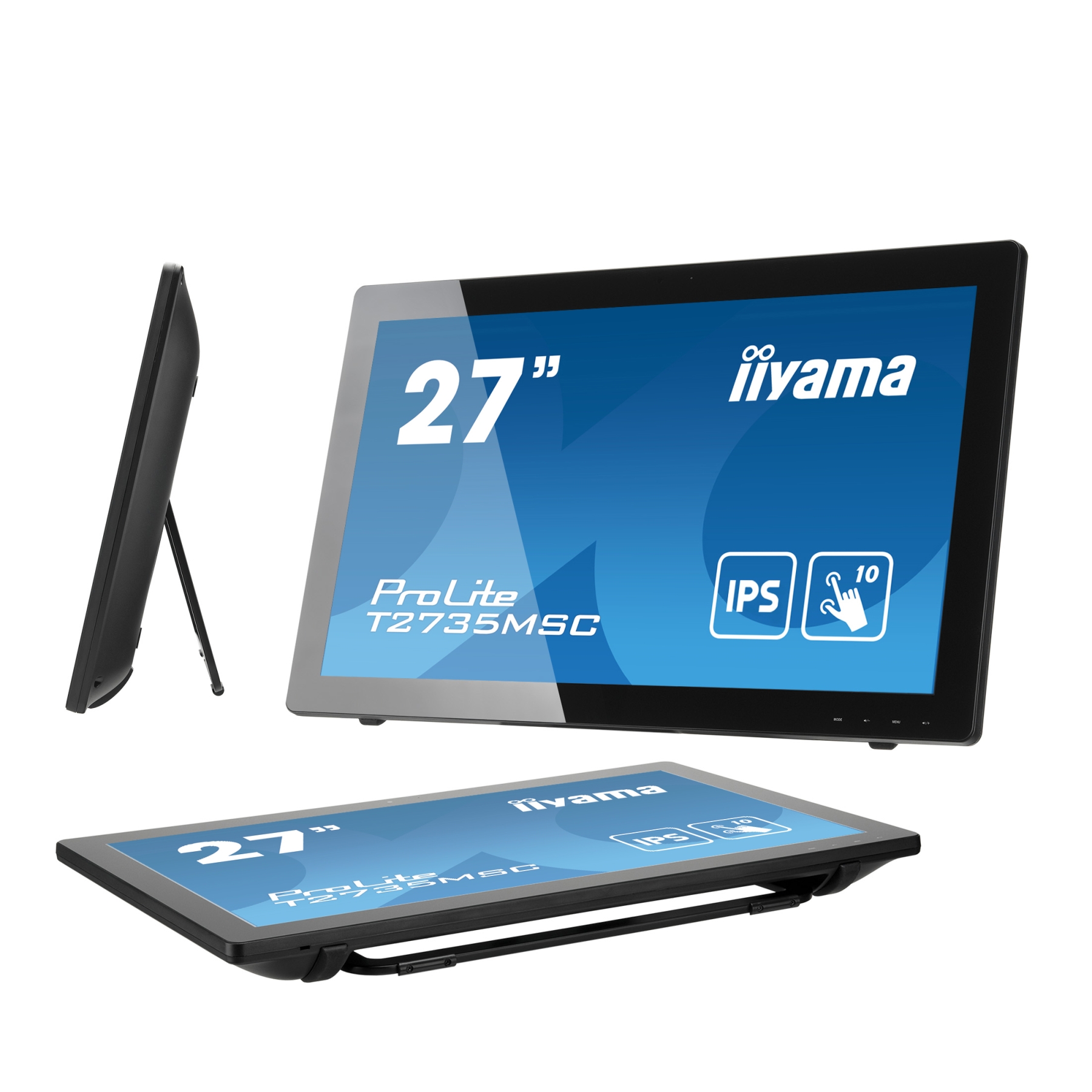 Iiyama PROLITE T2735MSC B3 27 10 Point Multi Touch Monitor With Edge