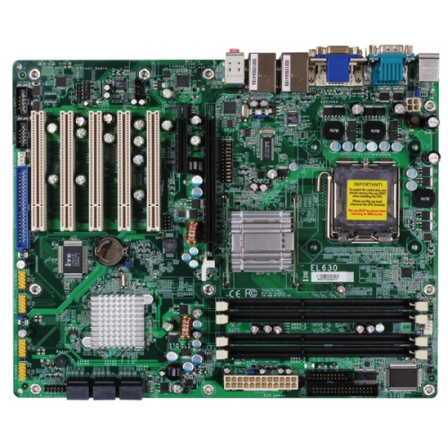 EL630-NR Industrie-ATX Intel Q45 Core 2 Quad/Duo mit 1 x PCIe[x16],[x4] & 5 x PCI Slots (Hauptansicht)