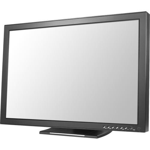 L2415-RT Moniteur LCD de bureau à écran large de 24 pouces avec écran tactile résistif (avant)
