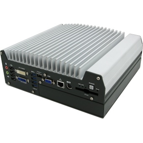 Contrôleur sans ventilateur Nuvo-3000 3rd-Gen Core i7/i5/i3 avec 5x GbE, 4x USB 3.0 et cassette d'extension