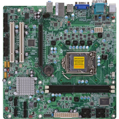 SB336-Ni Preiswertes Micro ATX Intel H61 i3/i5/i7 Mainboard mit 2 PCI & 1 x PCIe[x16]